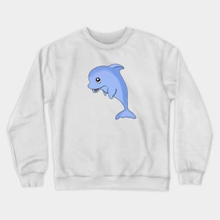 Cute Dolphin Crewneck Sweatshirt